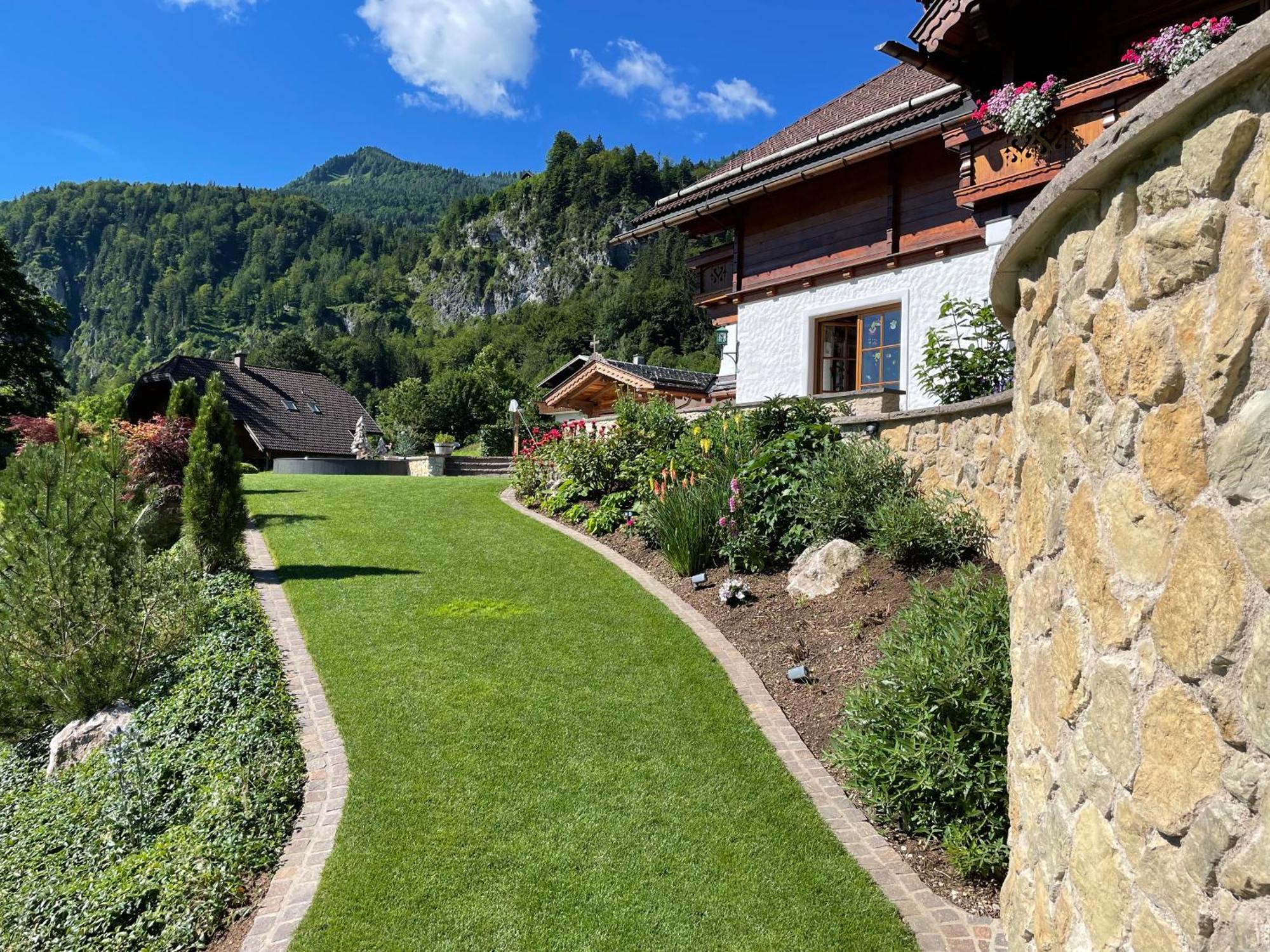 Ferienwohnung Schossleitner - Der Wohlfuehl-Ansitz Am Wolfgangsee Mit Weitblick Sankt Gilgen Exterior foto